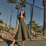 Veronica Beard - Ennis Belted Midi Dress