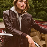 Veronica Beard - Thandie Leather Dickey Jacket