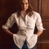 Veronica Beard - Bosco Ruched Shirt