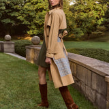 Veronica Beard - Liam Patchwork Trench Coat