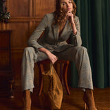 Veronica Beard - Lisa Suede Mid-Heel Bootie