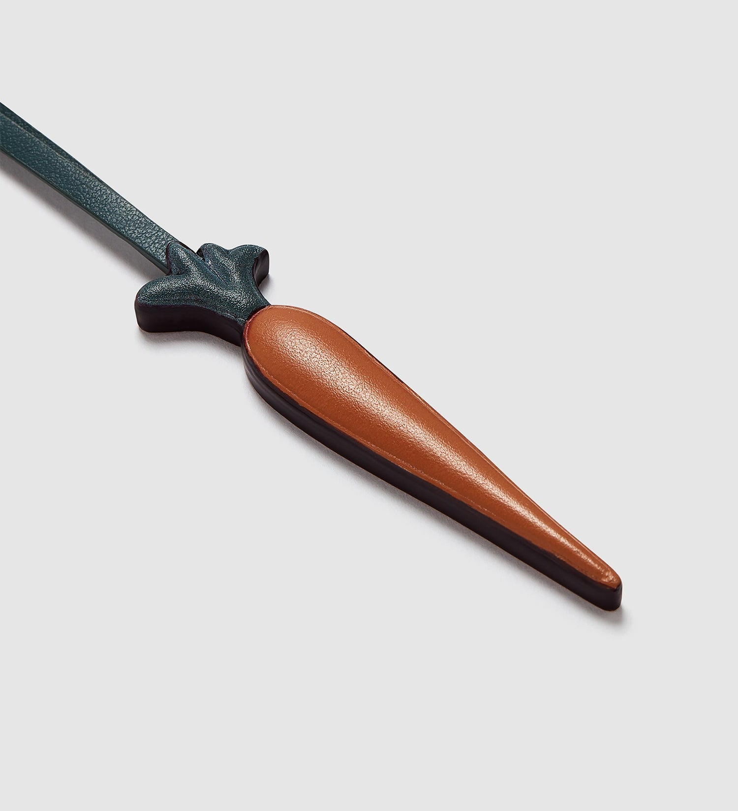Metier - Métier x Gohar World Carrot Ornament Smooth Calfskin Orange with Dark Green