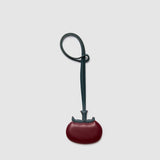 Metier - Métier x Gohar World Tomato Charm Smooth Calfskin Wine with Dark Green