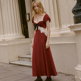 DÔEN - VEDA DRESS -- ELDERBERRY