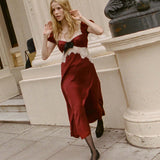 DÔEN - VEDA DRESS -- ELDERBERRY