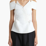 Khaite - Verone Top in Chalk