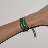 Dorsey - PARACORD VERT TIE ANKLET, SILVER