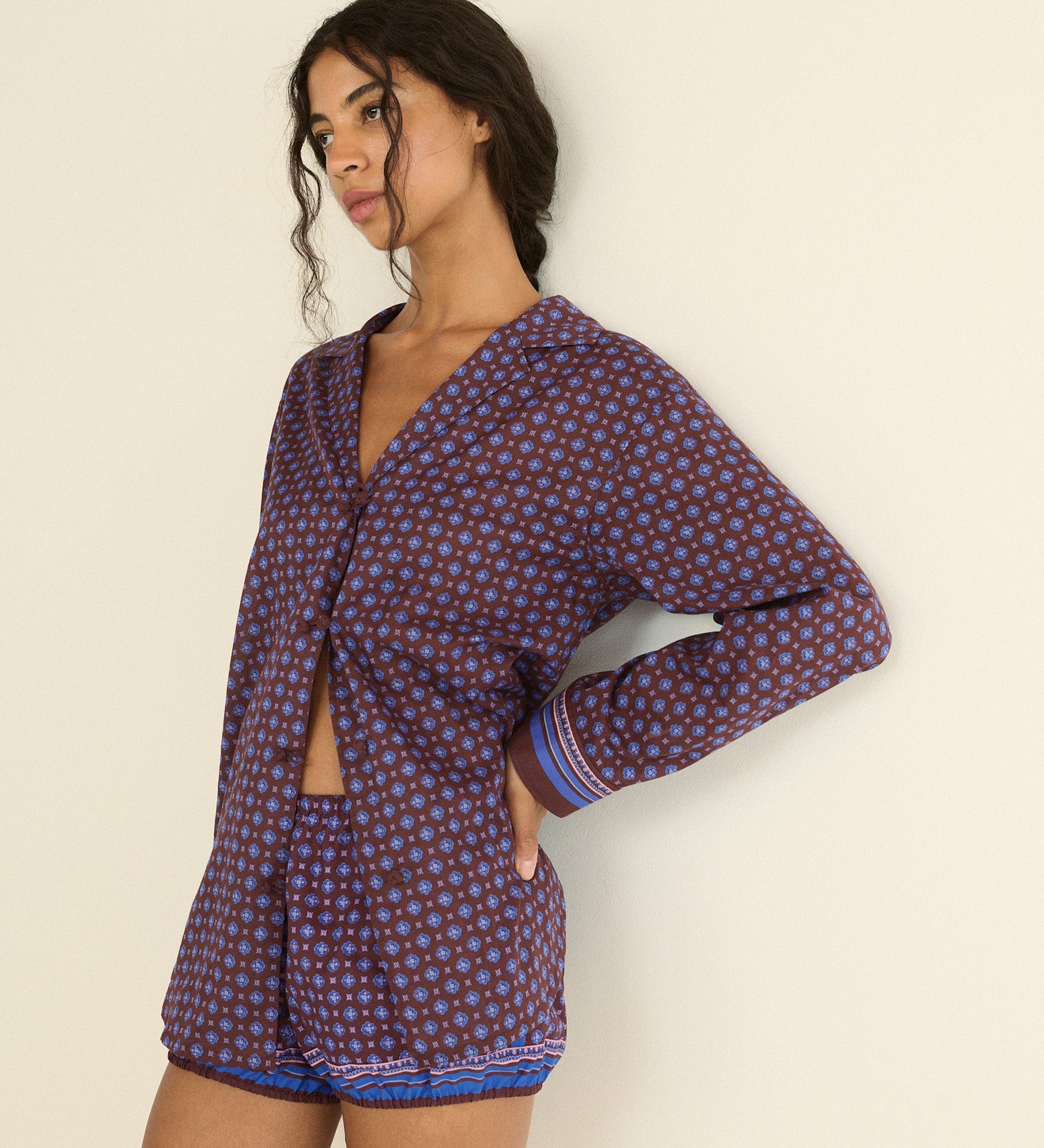 DOEN - VIENNA SHORT - - MENORCA FOULARD
