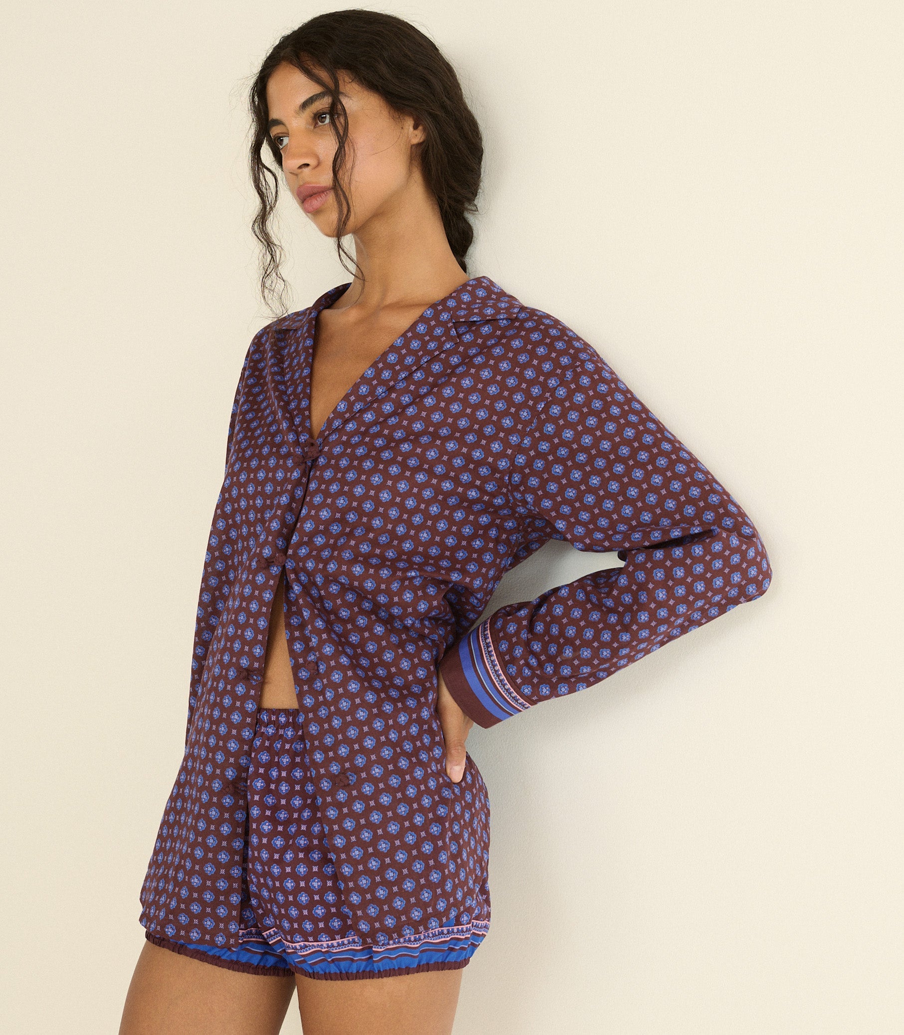 DOEN - VIENNA SHORT - - MENORCA FOULARD