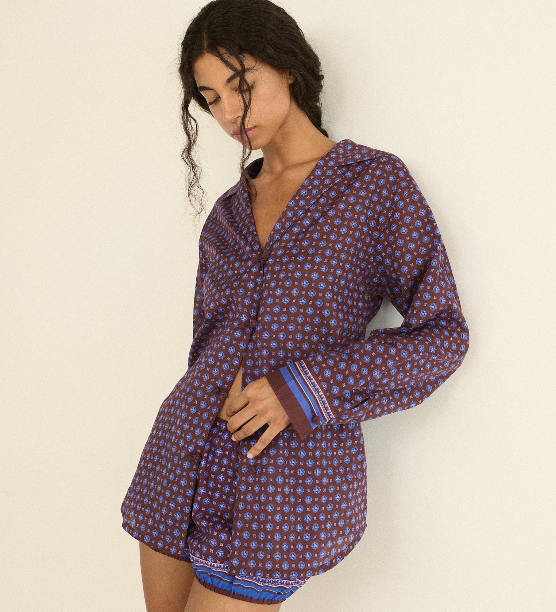 DOEN - VIENNA SHORT - - MENORCA FOULARD