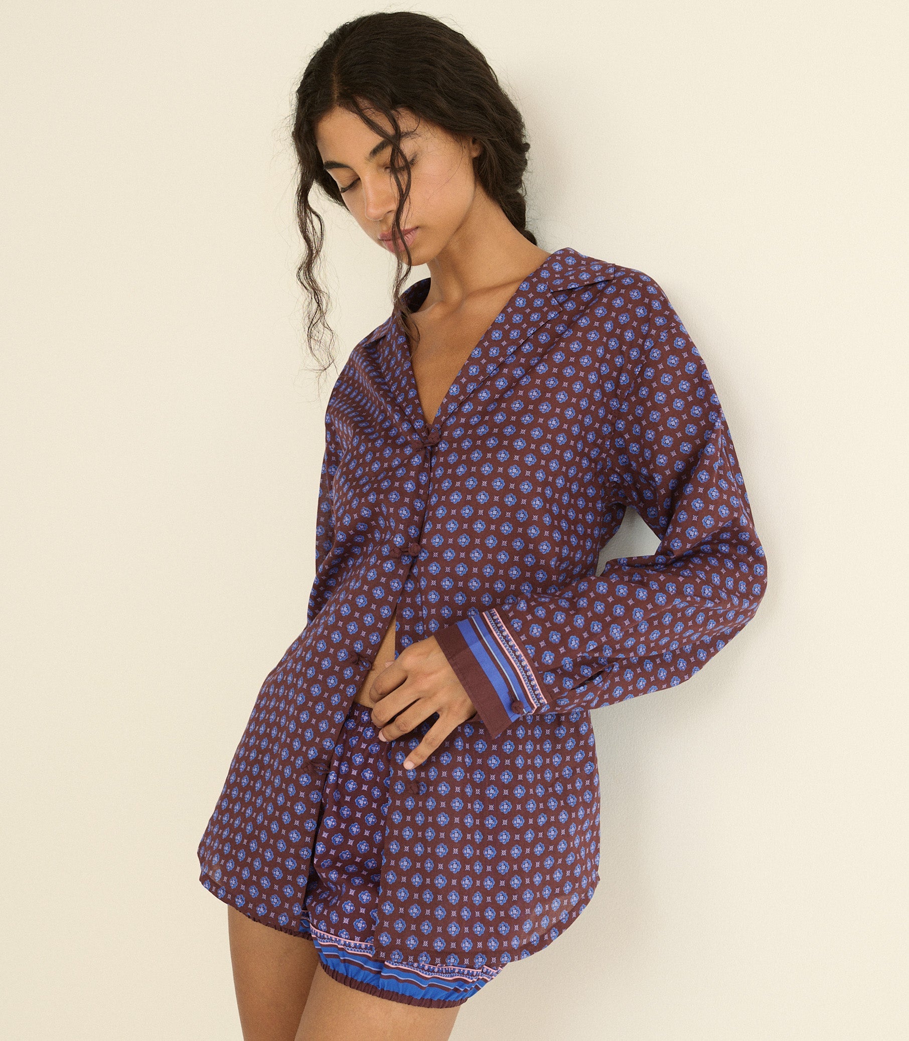 DOEN - VIENNA SHORT - - MENORCA FOULARD