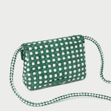 Loeffler Randall - Vinnie Emerald/White Woven Crossbody
