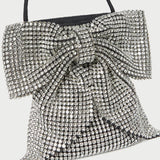 Loeffler Randall - Violet Silver Diamanté Bow Crossbody