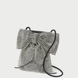 Loeffler Randall - Violet Silver Diamanté Bow Crossbody