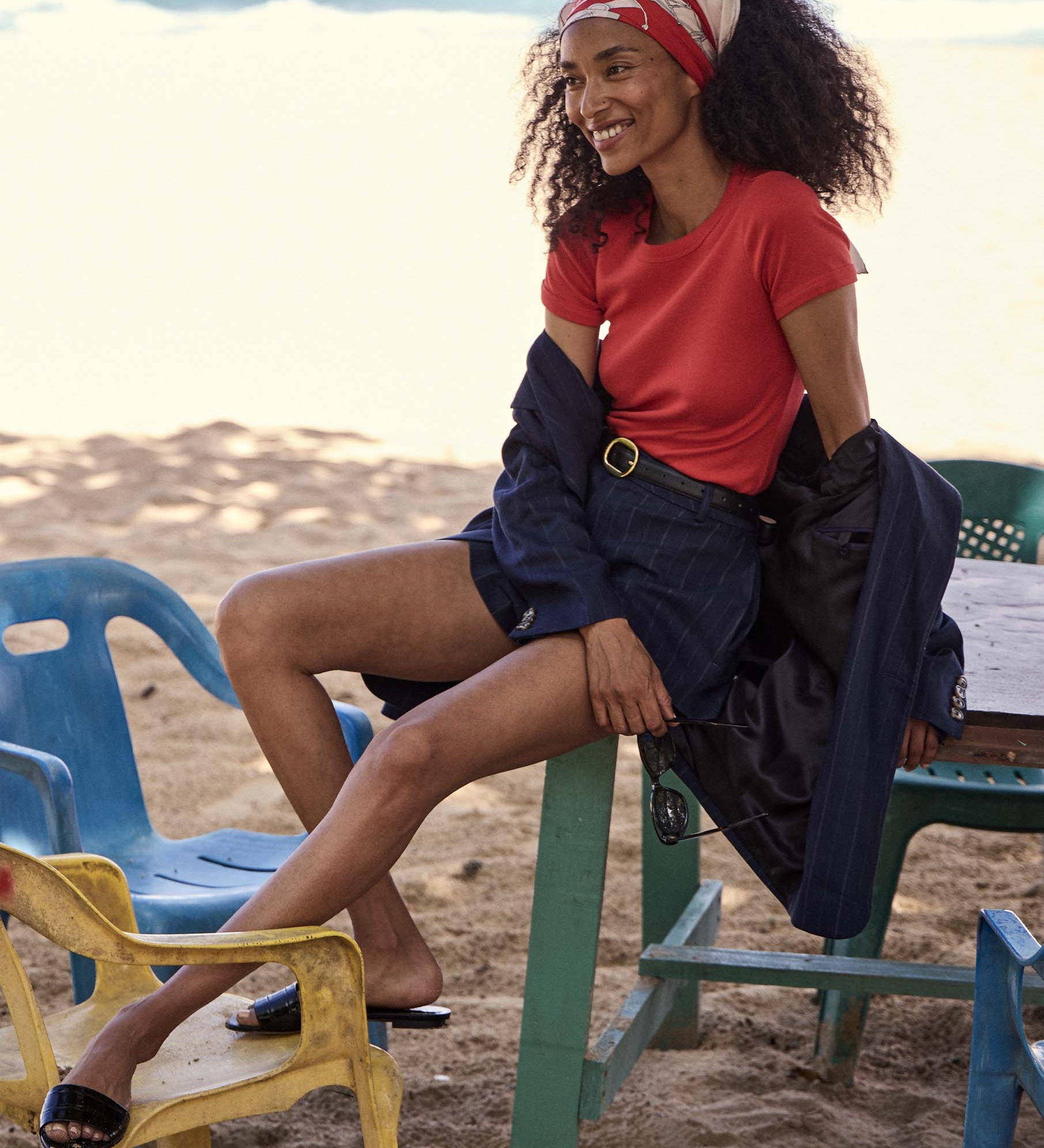 DÔEN - VIVI TEE -- SCARLET