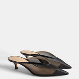 Le Monde Beryl - Venetian Kitten Mule / Black Mesh