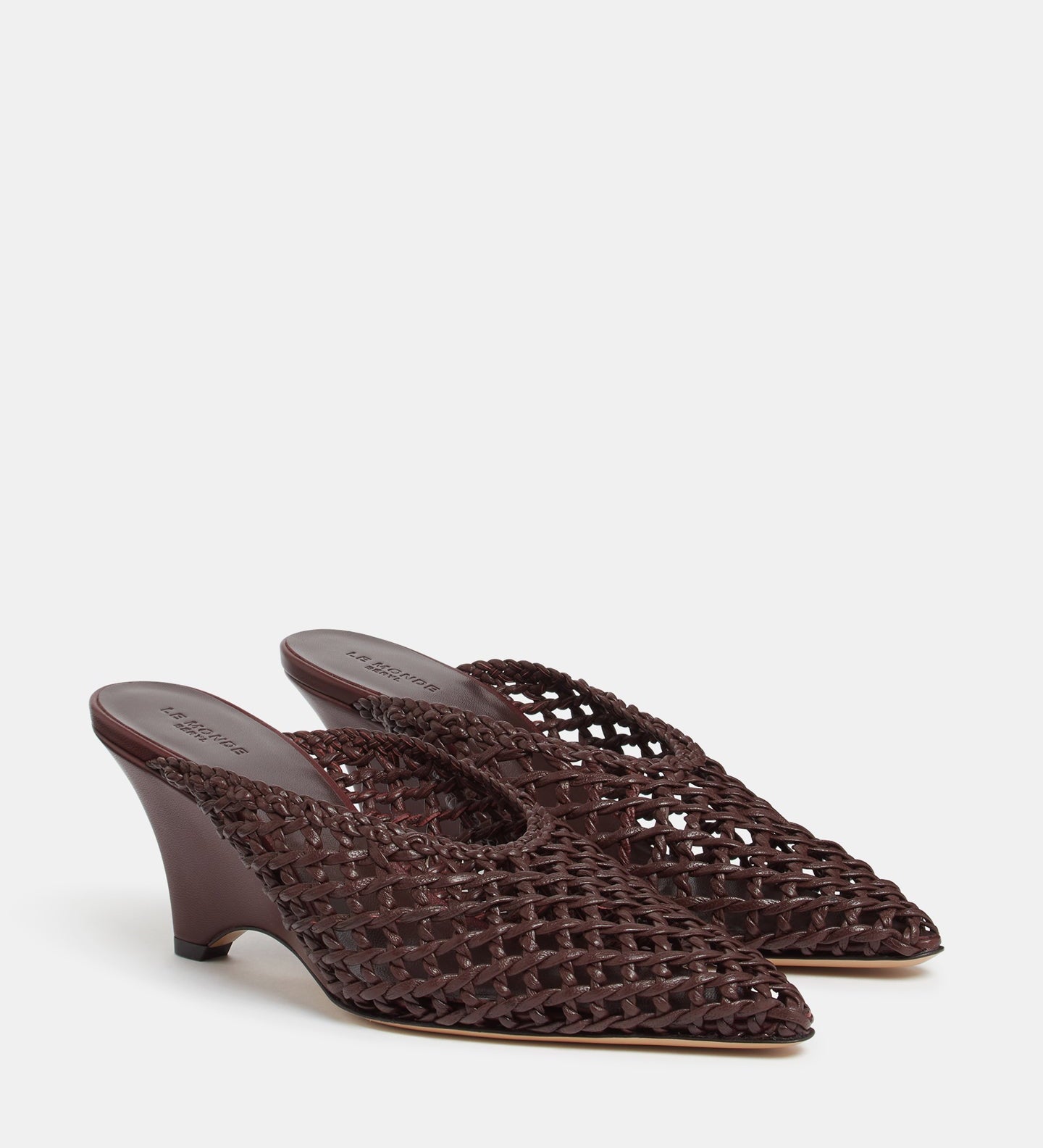 Le Monde Beryl - Victoria Mule Knotted / Burgundy Leather