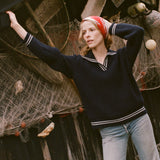 DÔEN - VOYAGE SWEATER -- DEEP NAVY