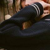 DÔEN - VOYAGE SWEATER -- DEEP NAVY