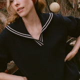 DÔEN - VOYAGE SWEATER -- DEEP NAVY