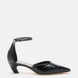 Le Monde Beryl - Victoria Kitten / Coco Black Leather Croc Effect