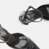 Le Monde Beryl - Victoria Kitten / Coco Black Leather Croc Effect