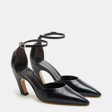Le Monde Beryl - Victoria Pump / Black Glass Leather