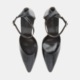 Le Monde Beryl - Victoria Pump / Black Glass Leather