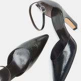 Le Monde Beryl - Victoria Pump / Black Glass Leather