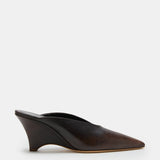 Le Monde Beryl - Victoria Wedge / Testa Di Moro Spazzolato Leather