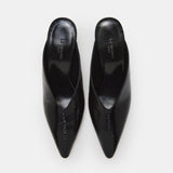 Le Monde Beryl - Victoria Wedge / Black Leather Eel Effect