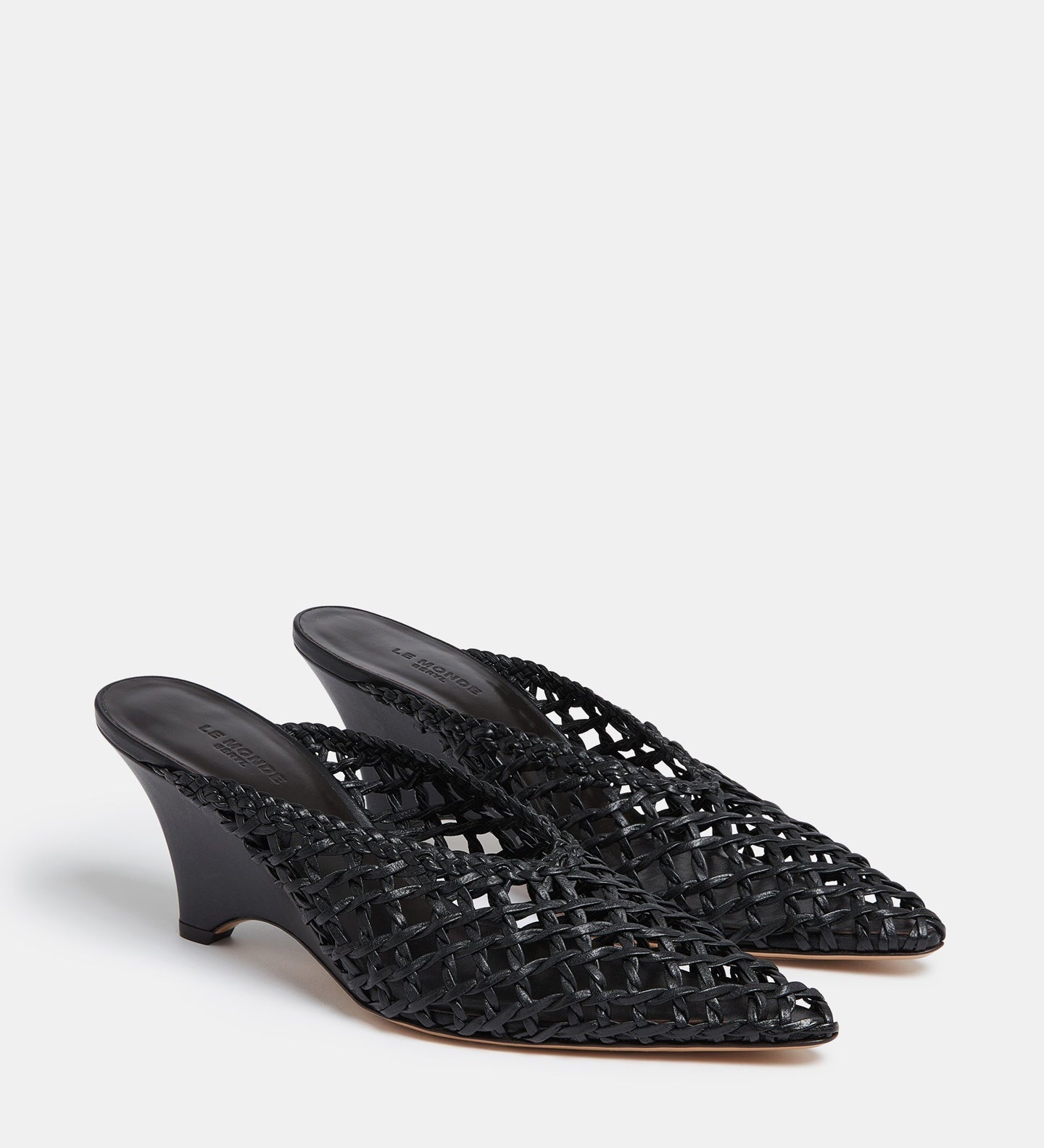 Le Monde Beryl - Victoria Mule Knotted / Black Leather