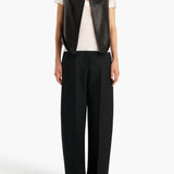 Khaite - Vyn Gilet in Black Leather