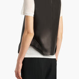 Khaite - Vyn Gilet in Black Leather