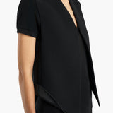 Khaite - Vyn Gilet in Black Crepe