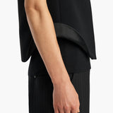 Khaite - Vyn Gilet in Black Crepe