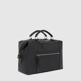 Métier - Vagabond Messenger Natural Calfskin Matte Black