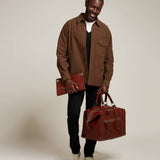 Métier - Vagabond Duffle 70s Calfskin Tobacco