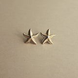 Kinn - Vintage 14K Starfish Earrings