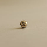Kinn - Vintage Diamond Bold Bezel Pendant 14k