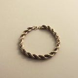 Kinn - Vintage Gold Rope Twist Bracelet