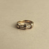 Kinn - Vintage Gold & Baugette Cut Diamond Ring