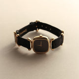 Kinn - Vintage Piaget 18K Gold & Black Watch