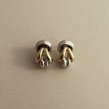 Kinn - Vintage Two Tone Rope Earrings
