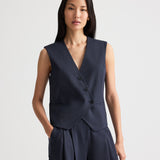 TWP - Tyler Vest in Italian Wool Twill