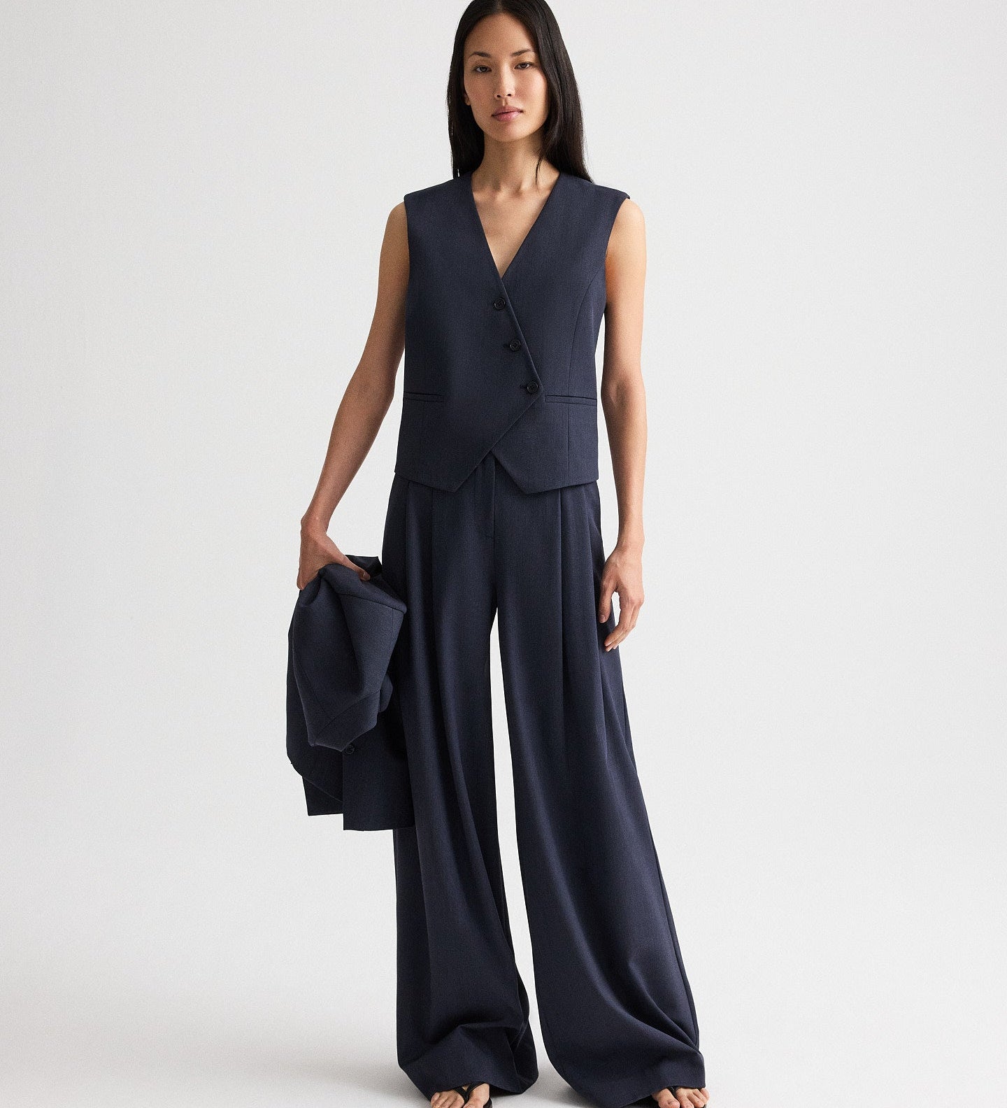 TWP - Tyler Vest in Italian Wool Twill
