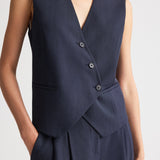 TWP - Tyler Vest in Italian Wool Twill