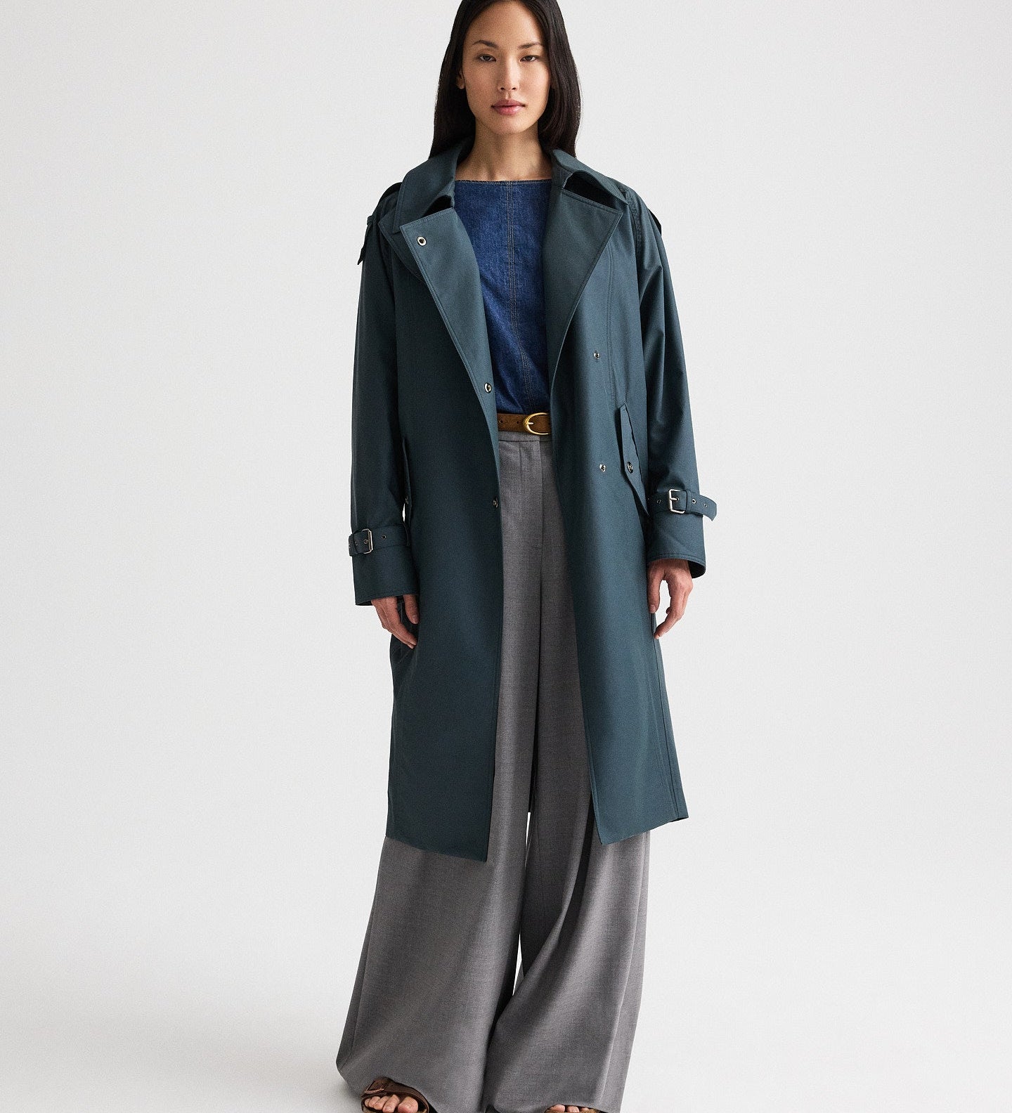 TWP - Long Bogie Trench in Water Repellent Twill