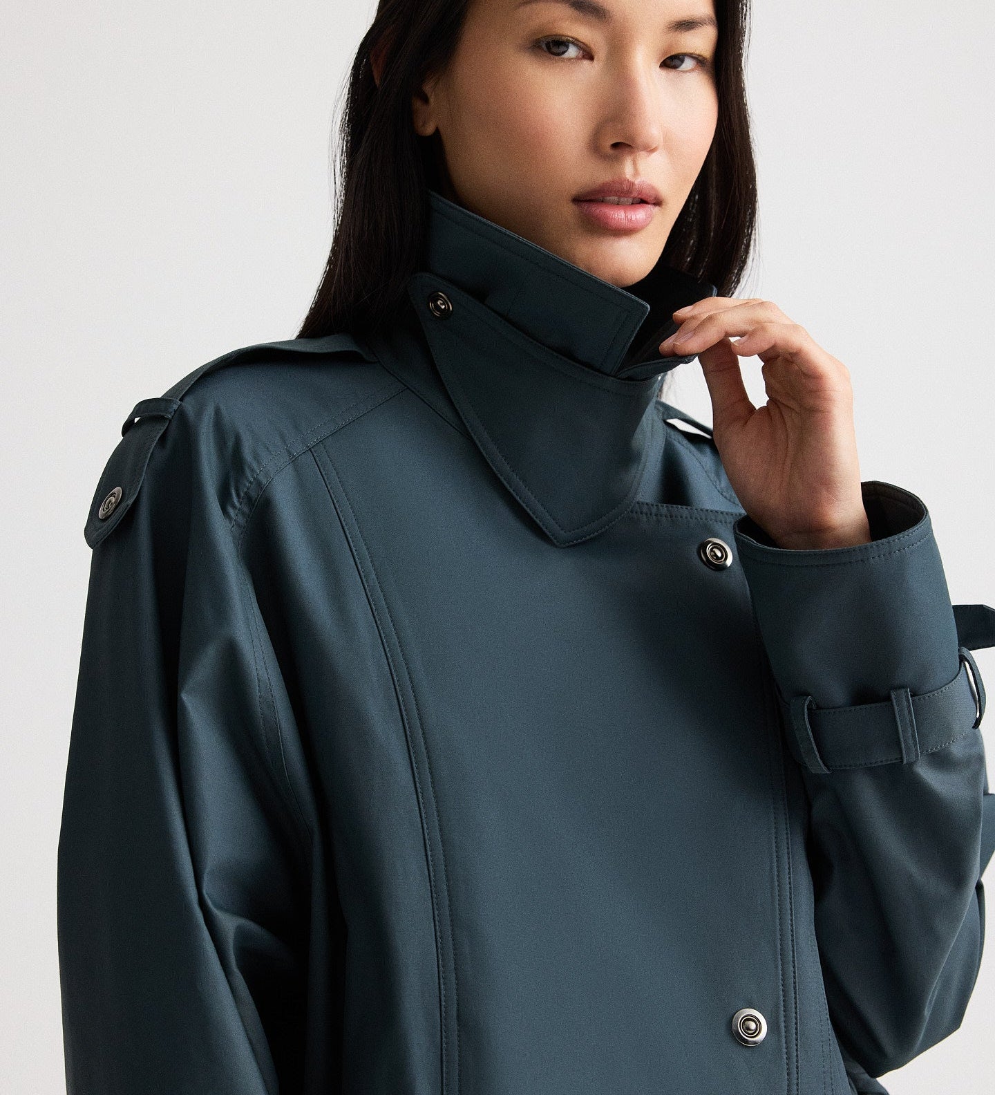TWP - Long Bogie Trench in Water Repellent Twill