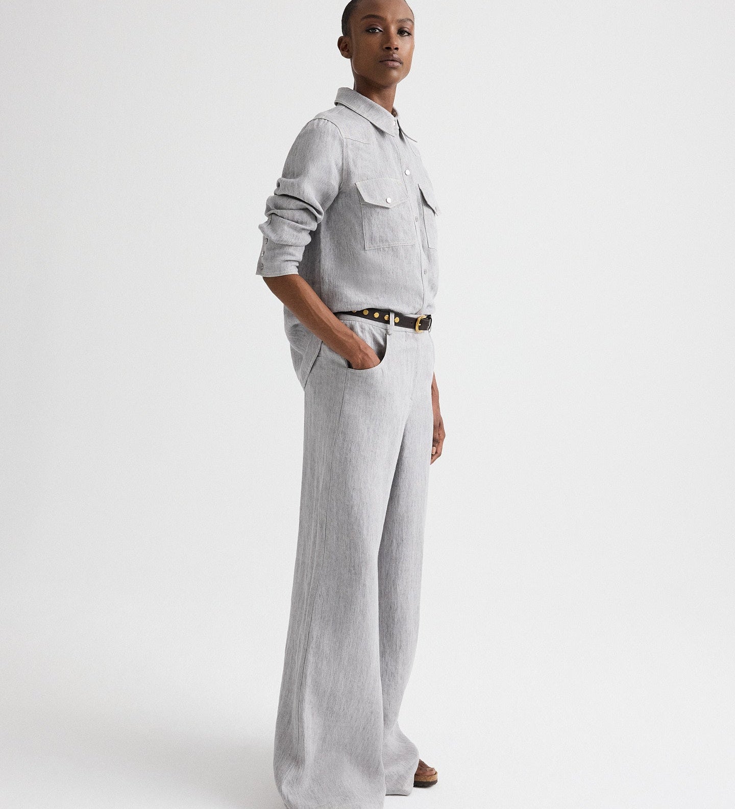 TWP - Dillon Pant in Lightweight Washed Hemp Denim